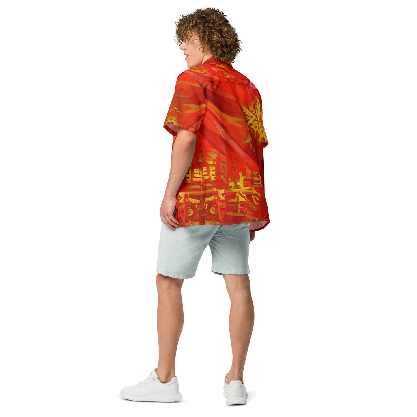 Qízhì - Unisex Button Shirt - iSAW Company
