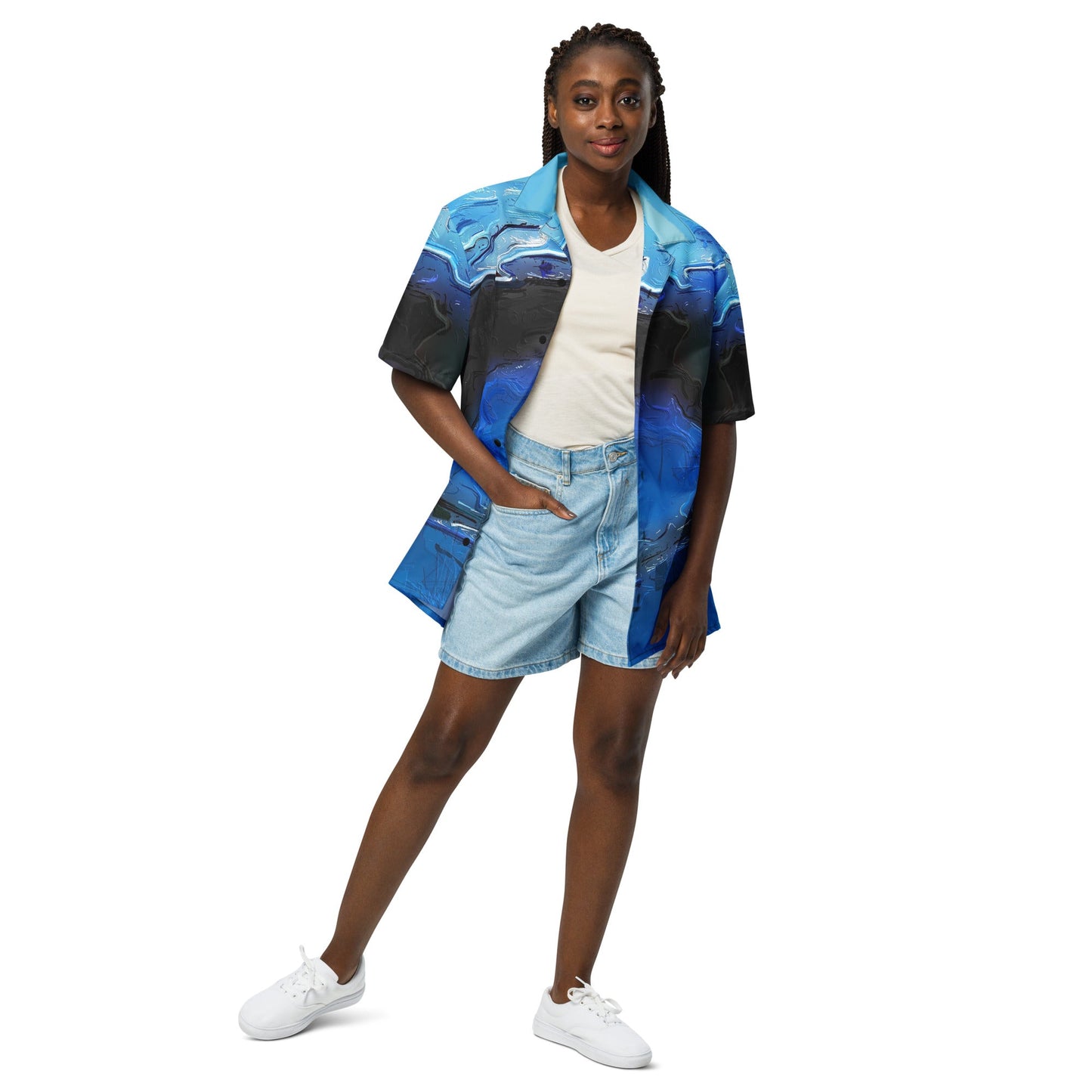 A Drop In The Ocean - Unisex Button Shirt