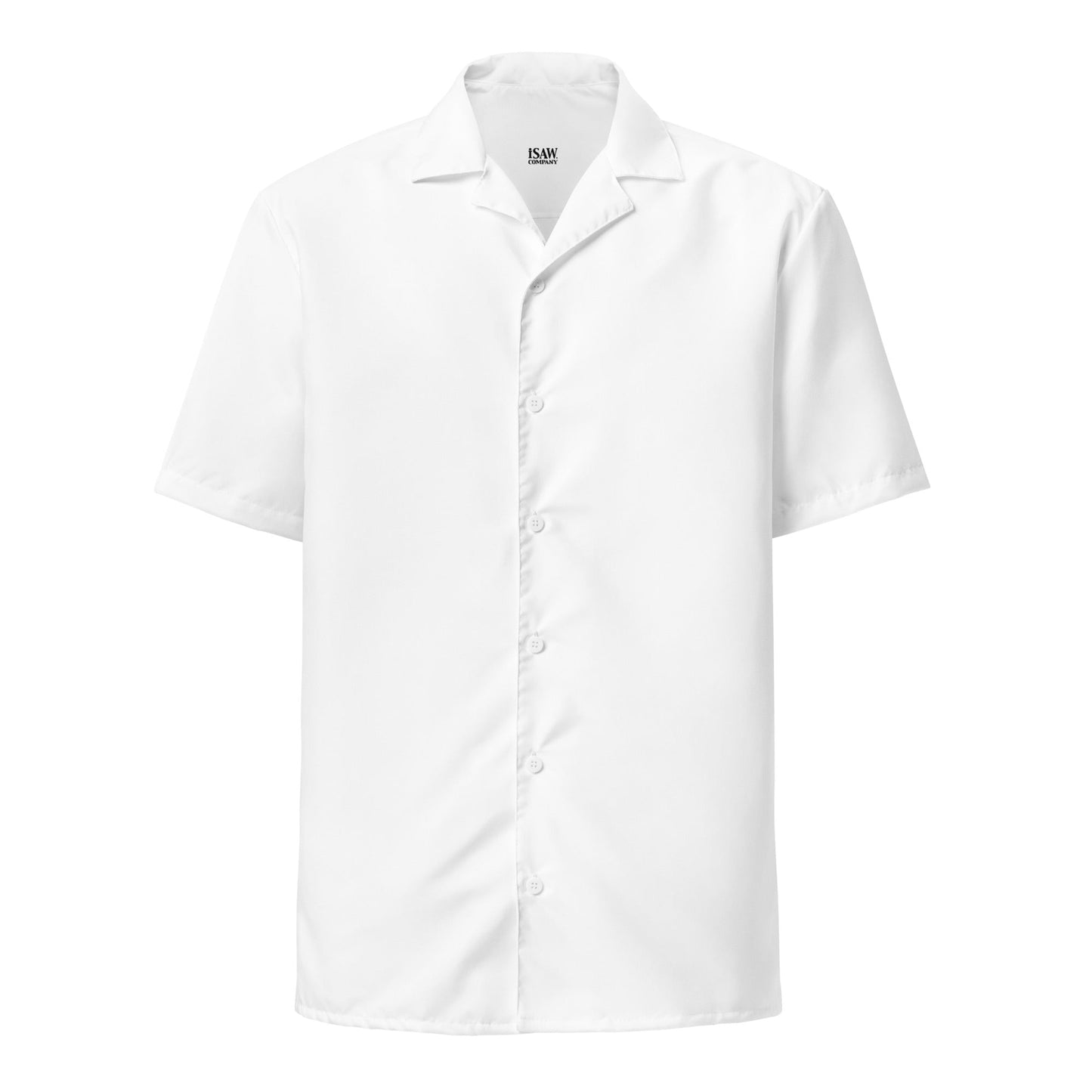 iSAW White Unisex Button Shirt
