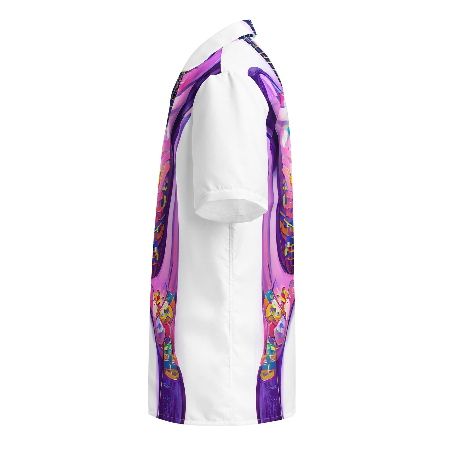 Hippie Guitar -  Womens Button Shirt