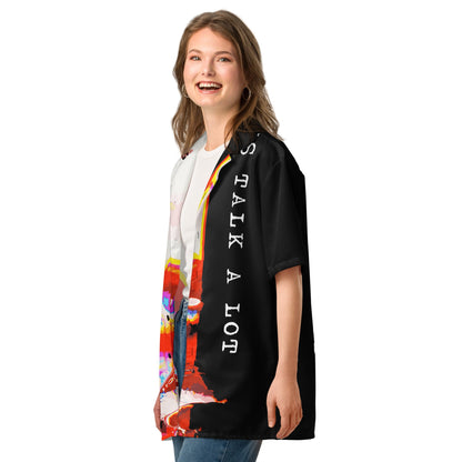 Miss Talk A Lot - Womens Button Shirt