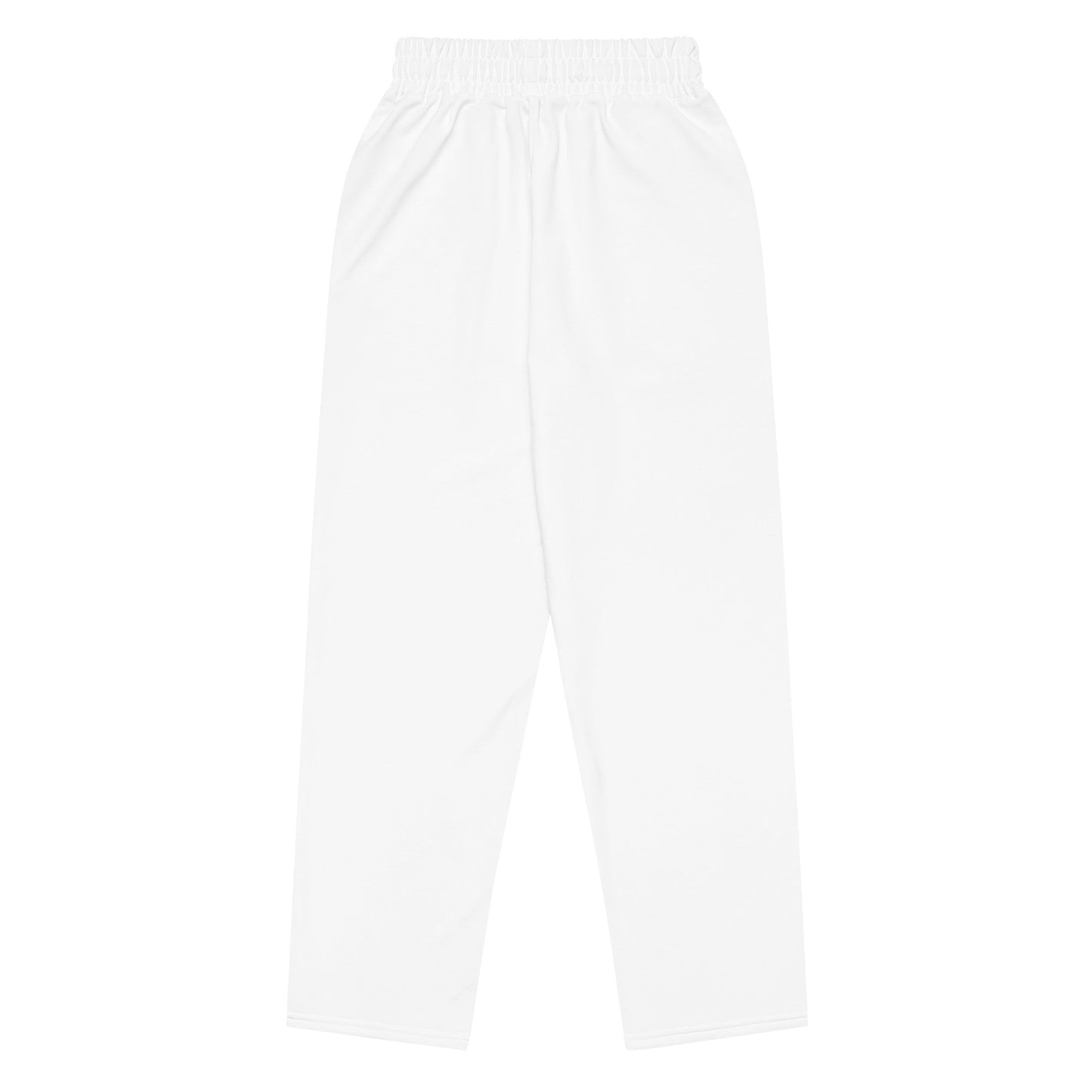 iSAW Unisex White Wide-Leg Joggers