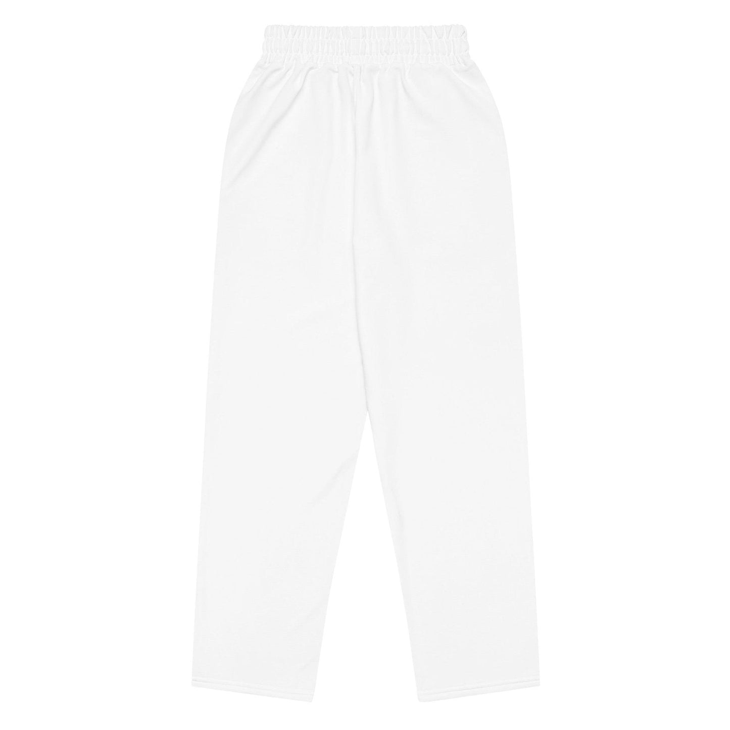 iSAW Unisex White Wide-Leg Joggers