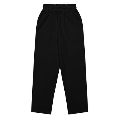 iSAW Unisex Black Wide-Leg Joggers
