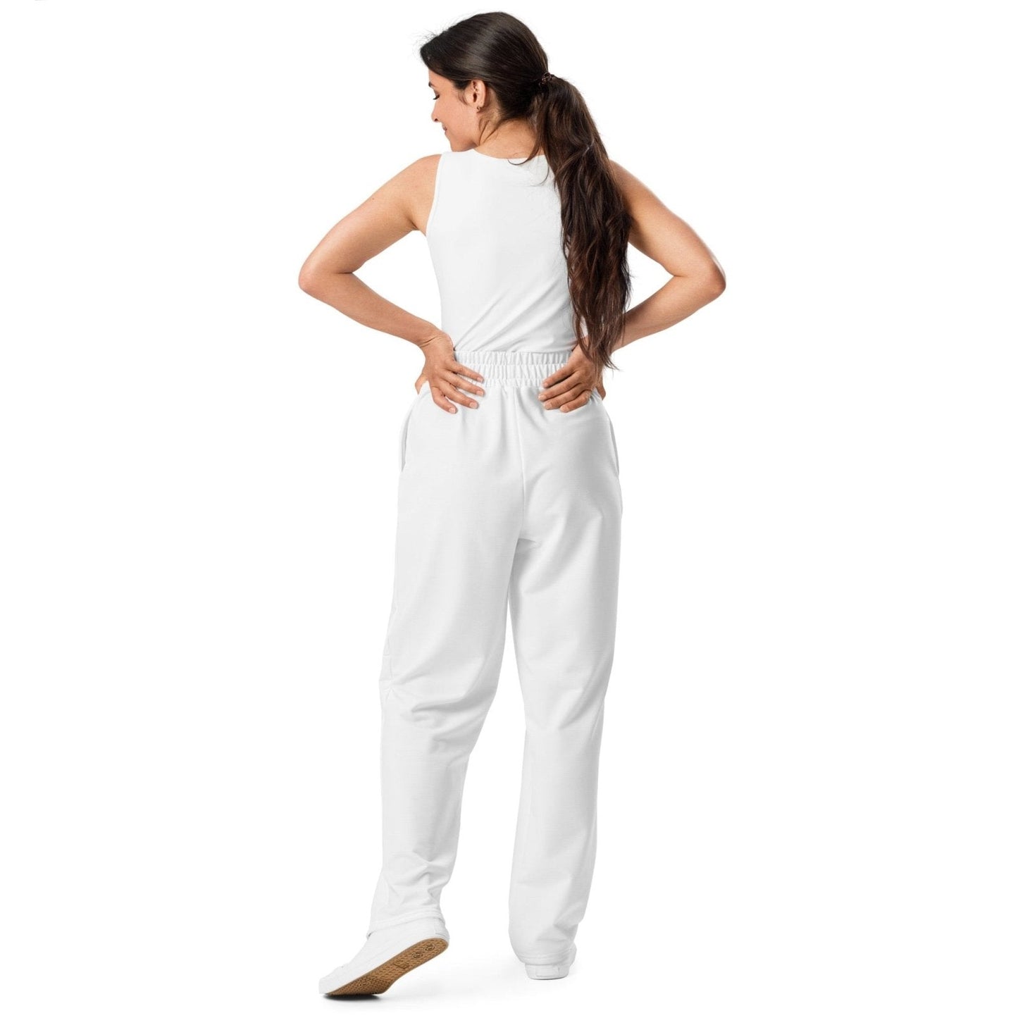 iSAW Unisex White Wide-Leg Joggers