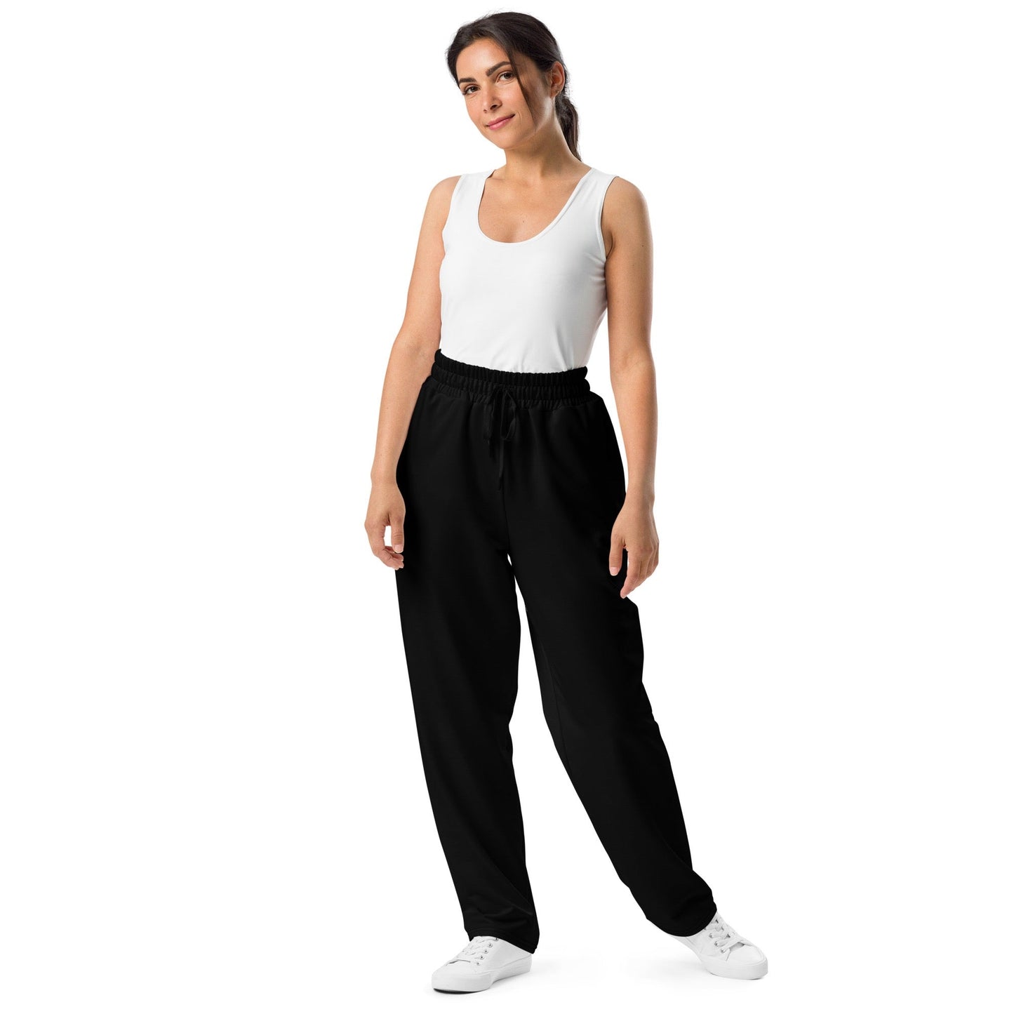 iSAW Unisex Black Wide-Leg Joggers