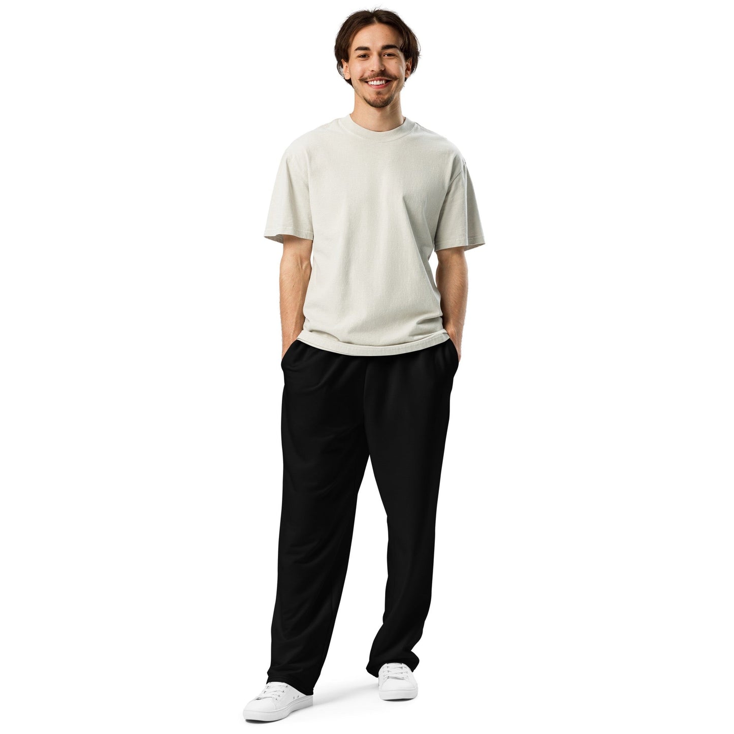 iSAW Unisex Black Wide-Leg Joggers