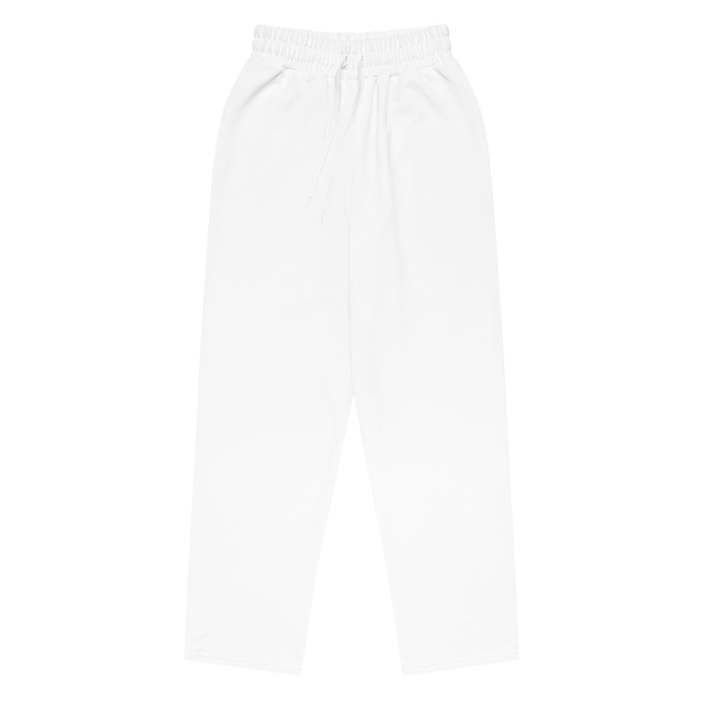 iSAW Unisex White Wide-Leg Joggers