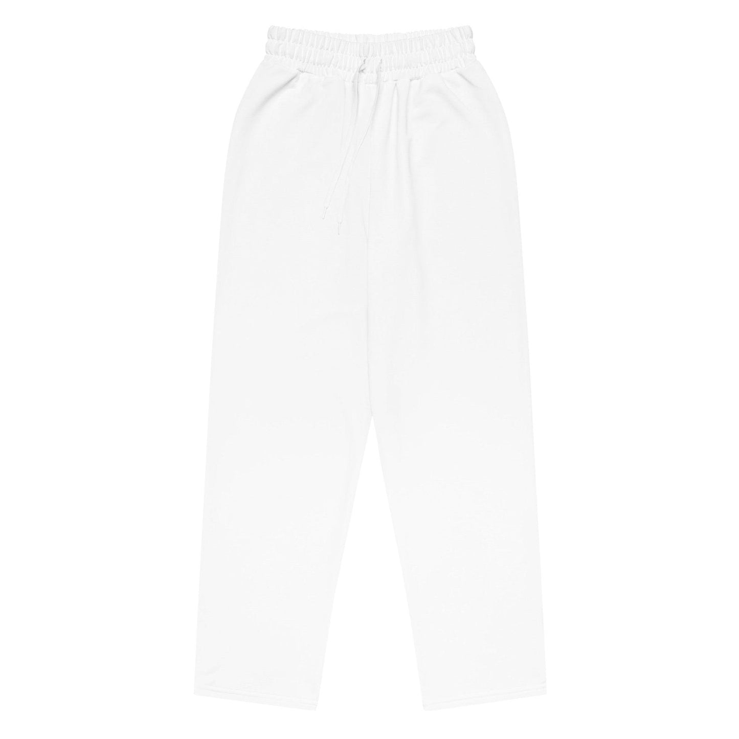 iSAW Unisex White Wide-Leg Joggers