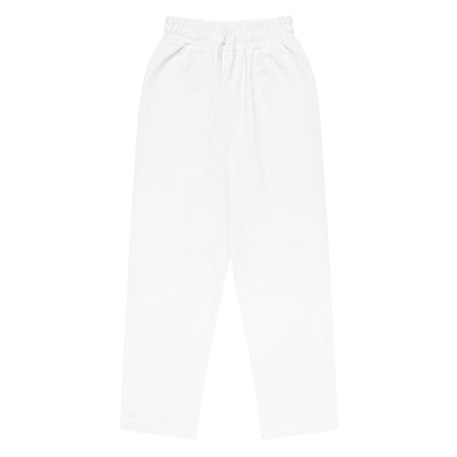 iSAW Unisex White Wide-Leg Joggers