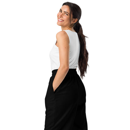 iSAW Unisex Black Wide-Leg Joggers