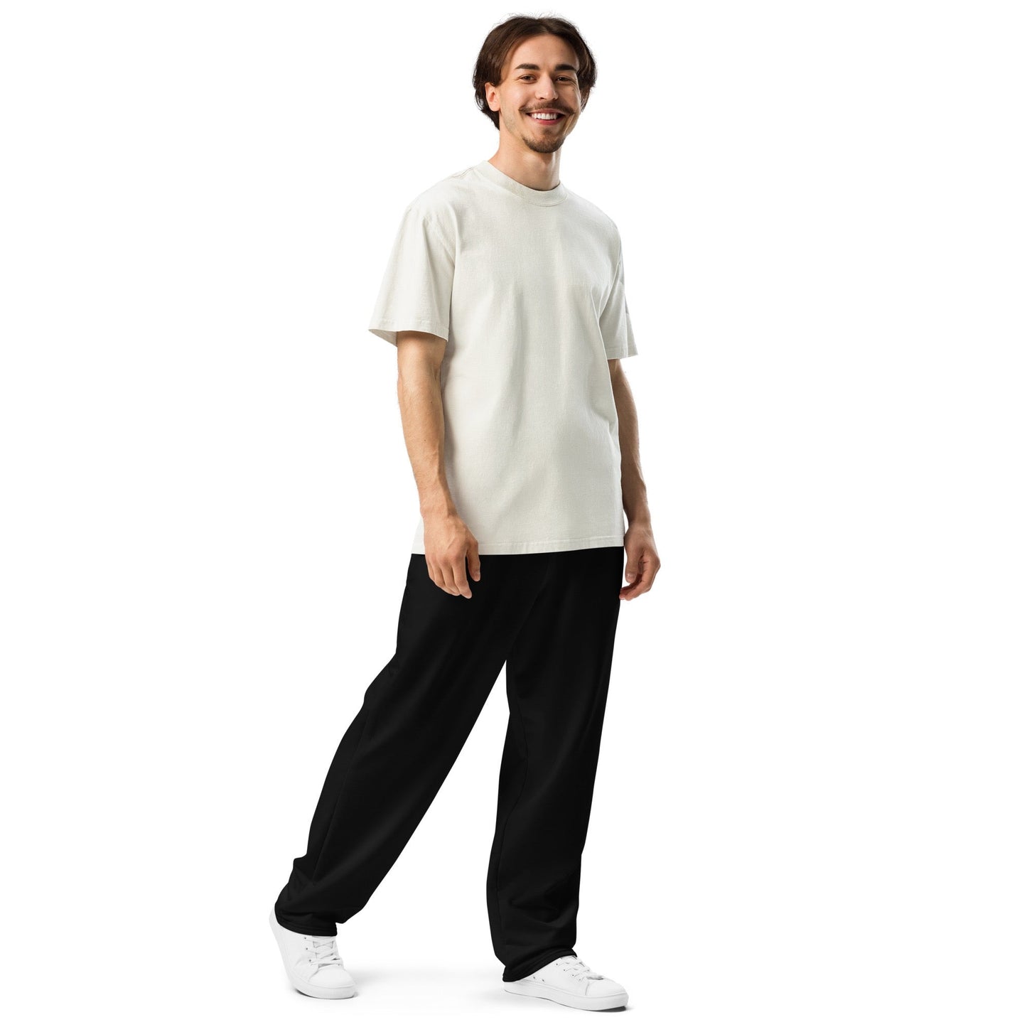 iSAW Unisex Black Wide-Leg Joggers
