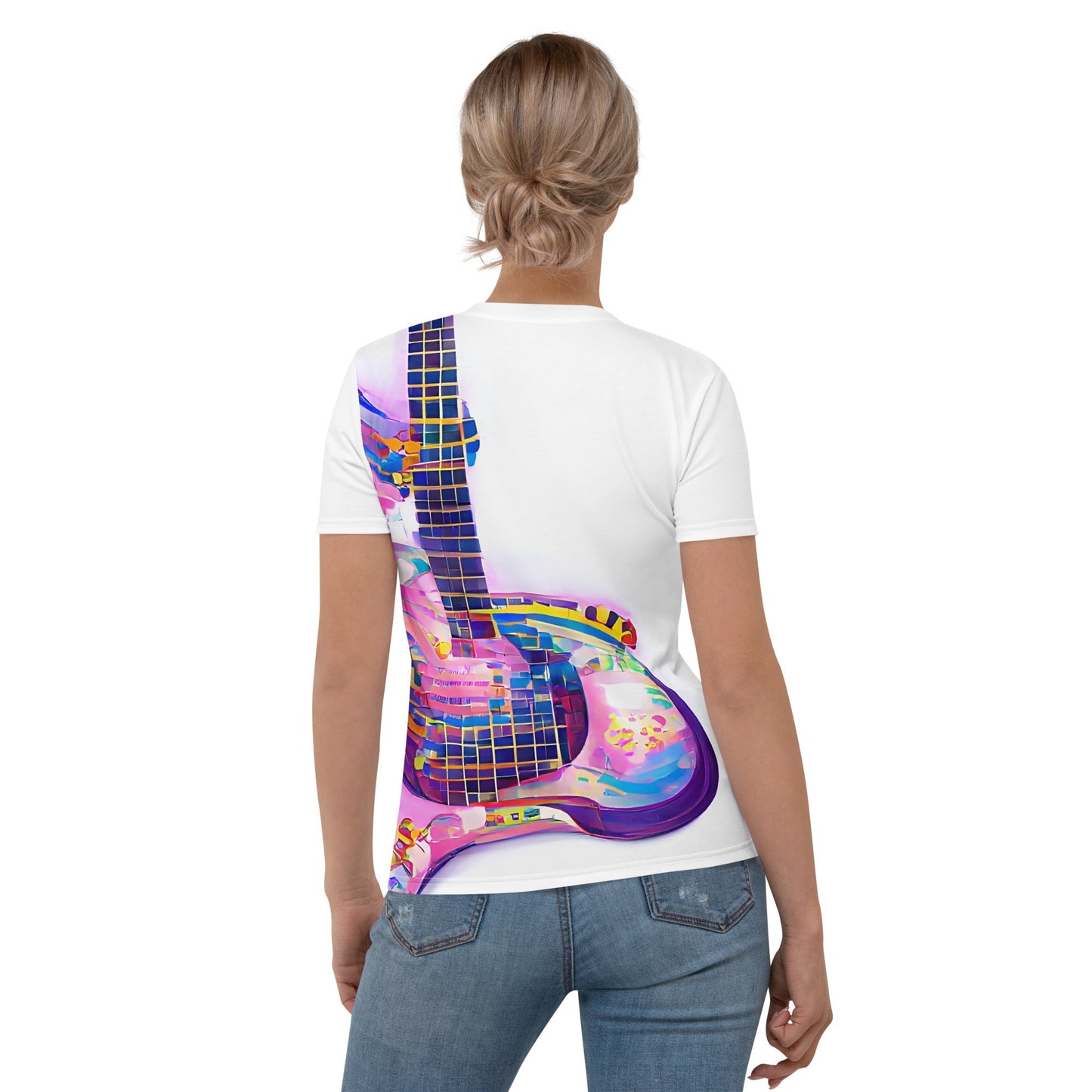 Hippie Guitar - Womens T-Shirt