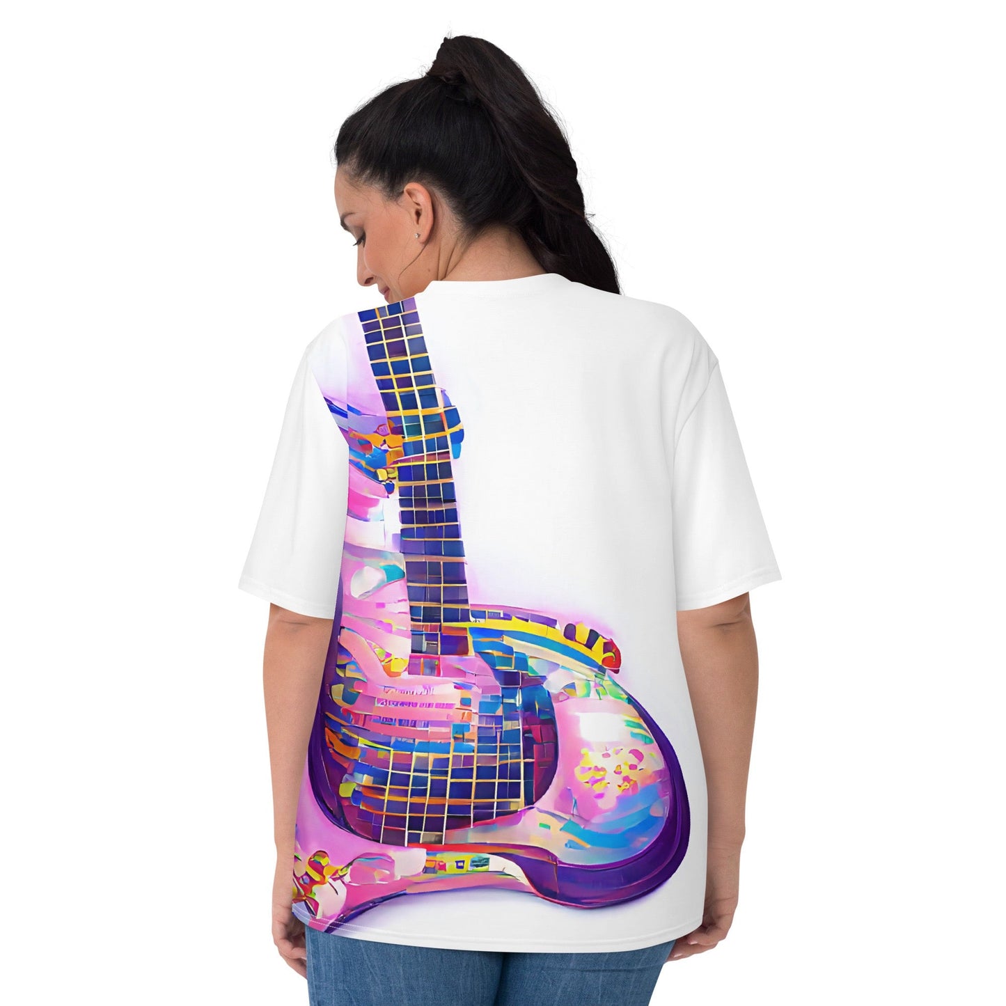 Hippie Guitar - Womens T-Shirt