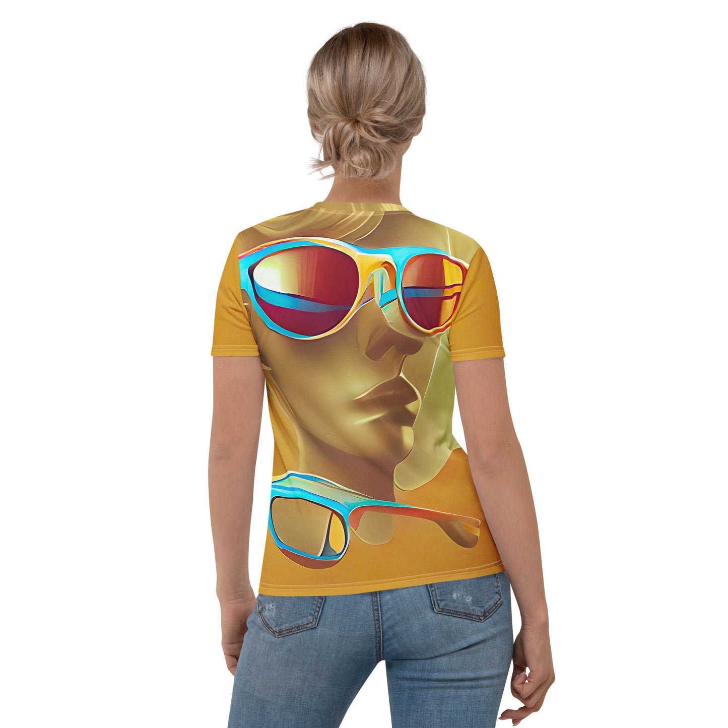 Retro Cool Orange - Womens T-Shirt