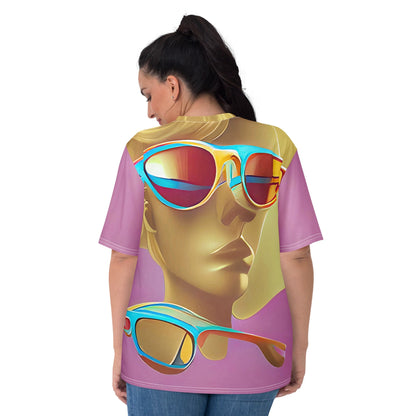 Retro Cool Pink - Womens T-Shirt