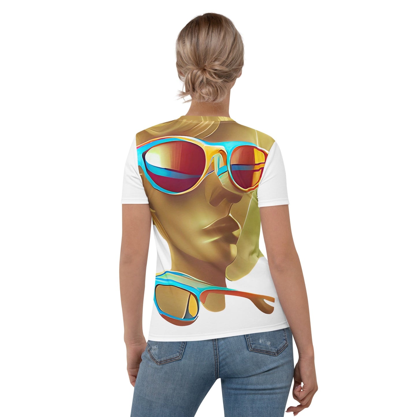 Retro Cool White - Womens T-Shirt