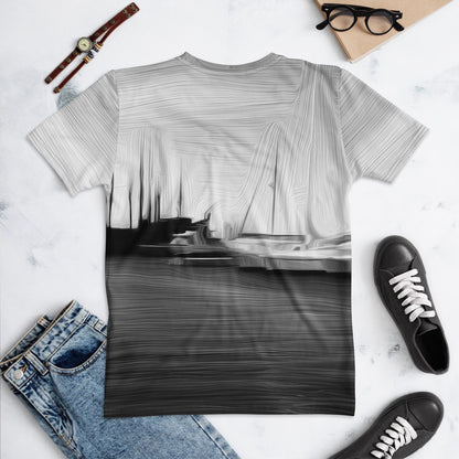 The Sleeping Yachts (at Night) - Womens T-Shirt