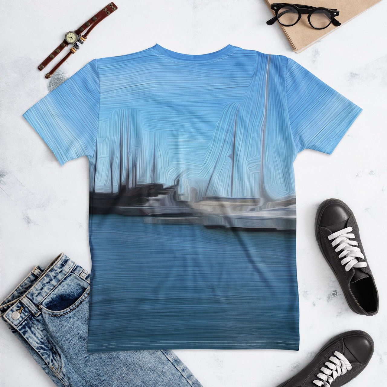 The Sleeping Yachts (at Morning) - Womens T-Shirt