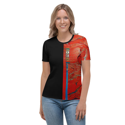 Half Black Half Hónghǎi - Womens T-Shirt