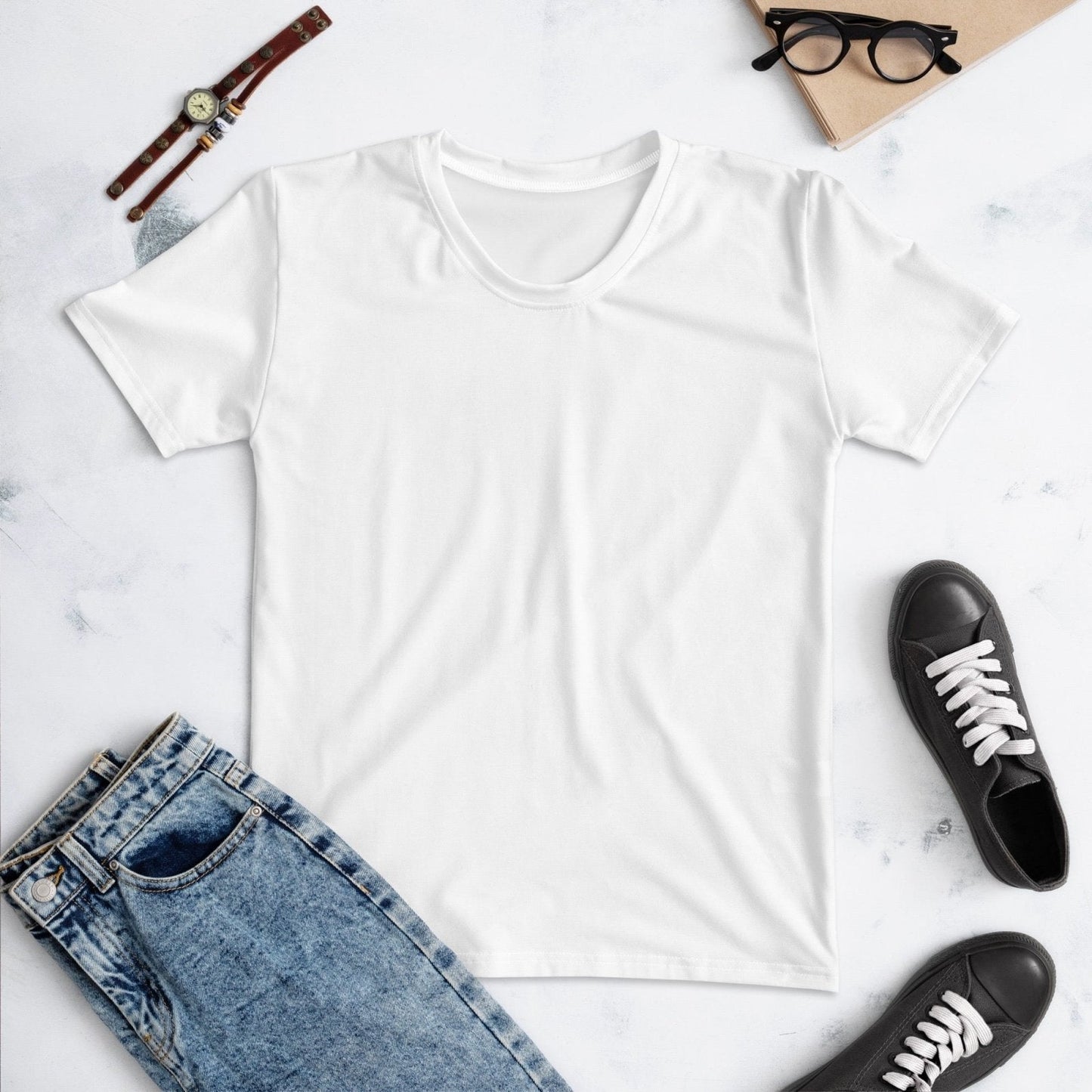 iSAW Womens White T-Shirt - iSAW Company