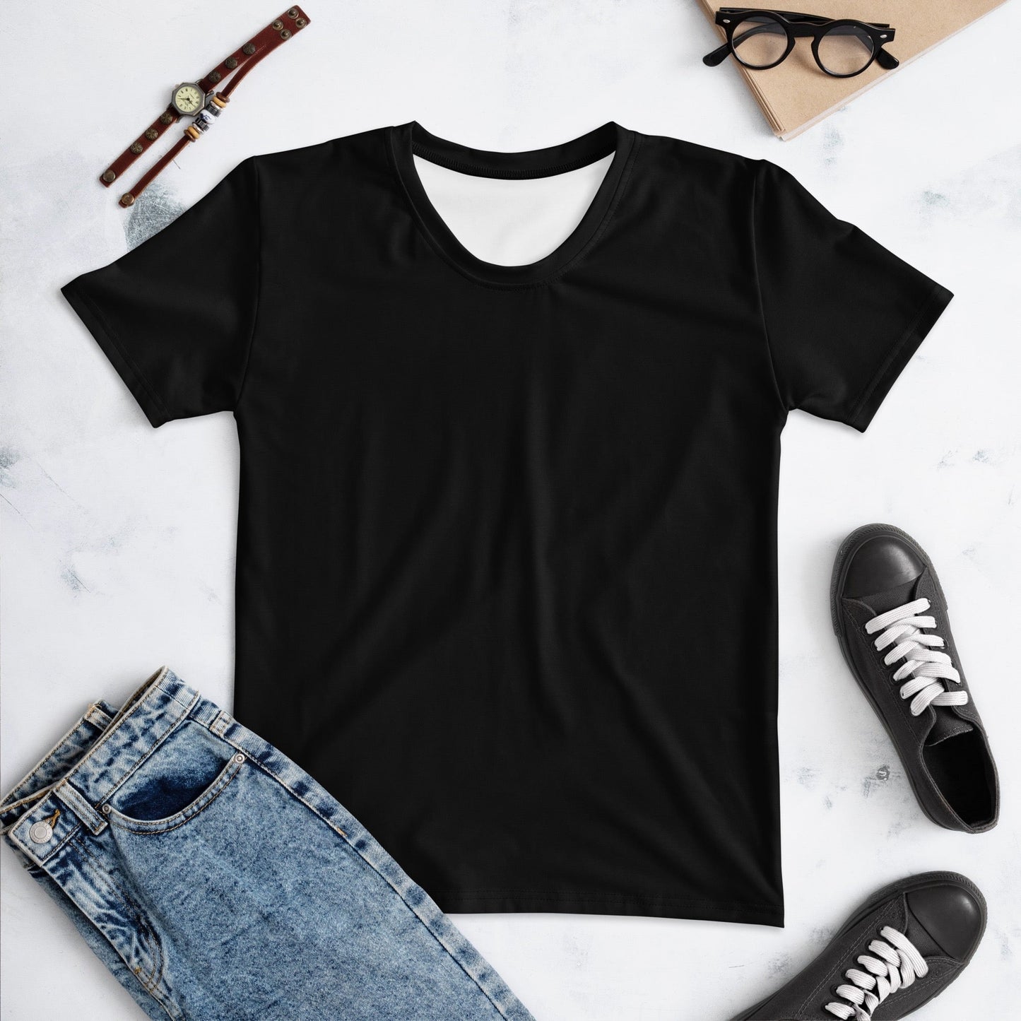 iSAW Womens Black T-Shirt - iSAW Company