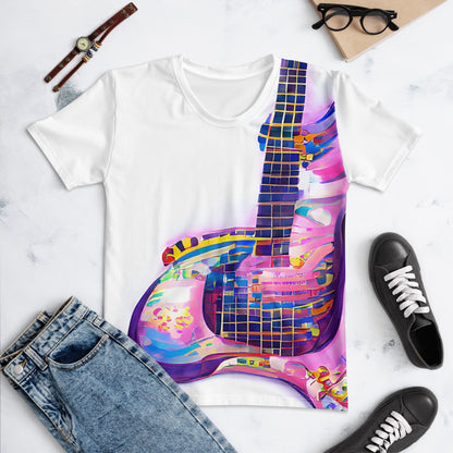 Hippie Guitar - Womens T-Shirt