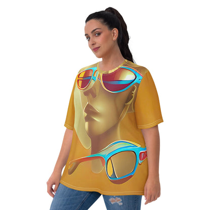 Retro Cool Orange - Womens T-Shirt