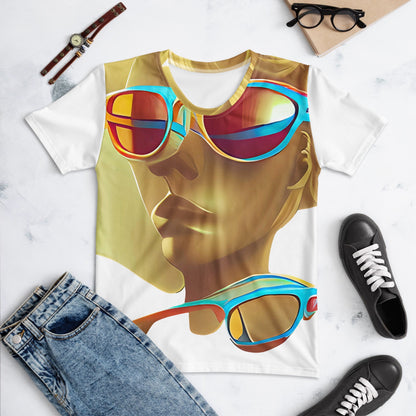 Retro Cool White - Womens T-Shirt