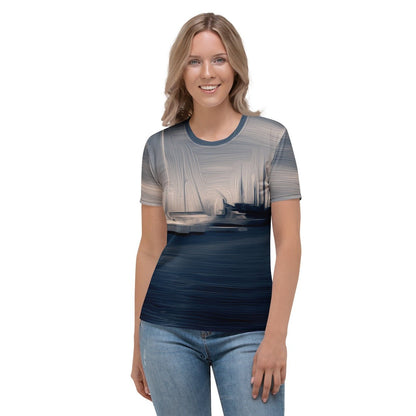 The Sleeping Yachts (at Sunrise) - Womens T-Shirt