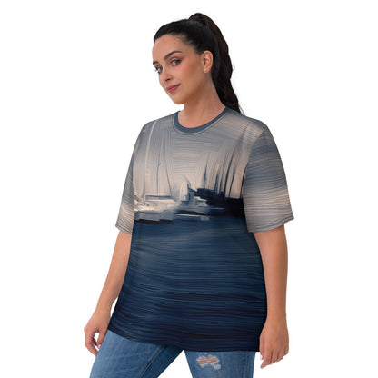 The Sleeping Yachts (at Sunrise) - Womens T-Shirt