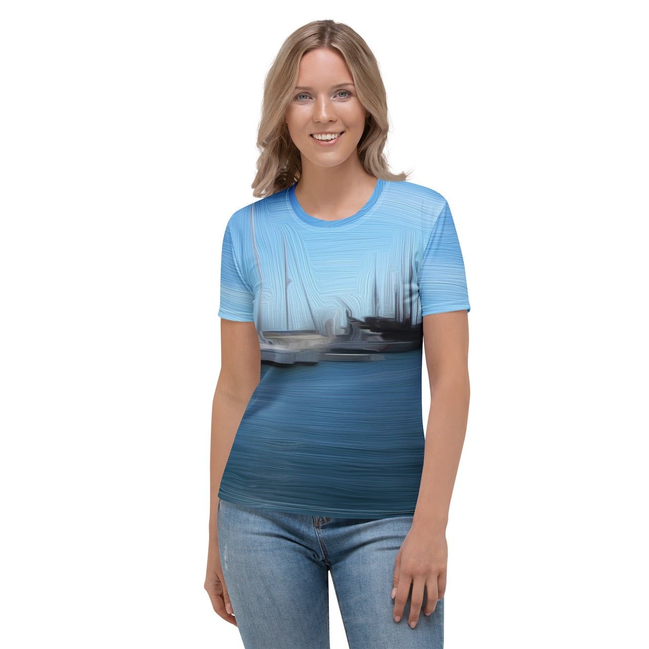 The Sleeping Yachts (at Morning) - Womens T-Shirt