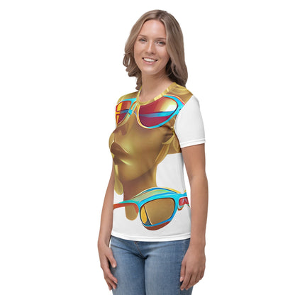 Retro Cool White - Womens T-Shirt