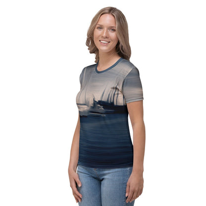 The Sleeping Yachts (at Sunrise) - Womens T-Shirt