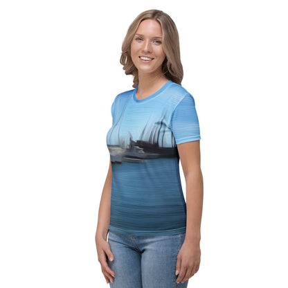 The Sleeping Yachts (at Morning) - Womens T-Shirt