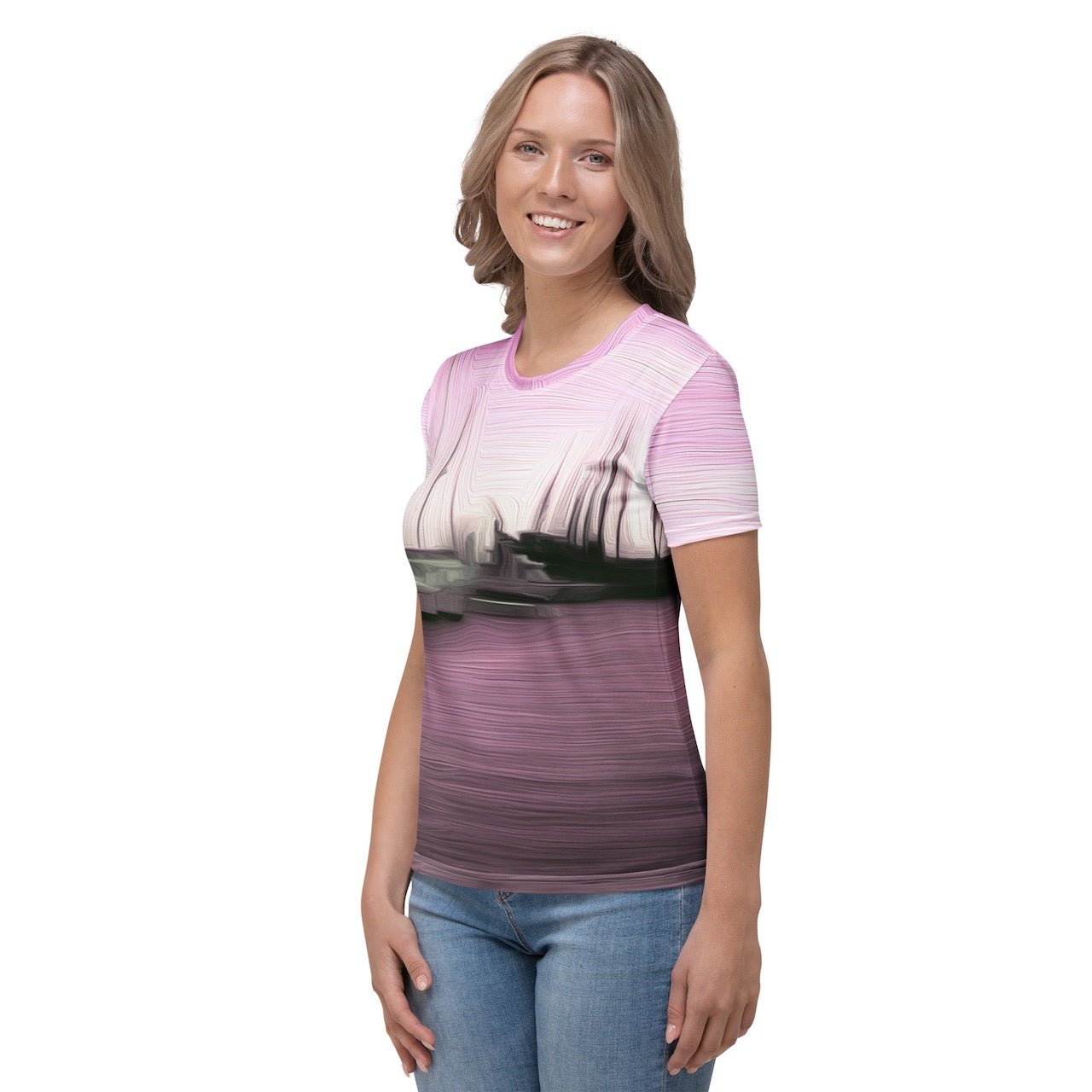 The Sleeping Yachts (at Evening) - Womens T-Shirt