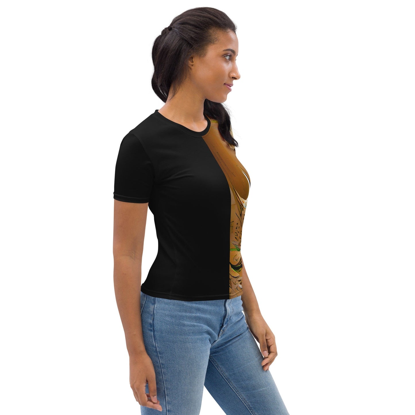 Half Black Half Gāolàng - Womens T-Shirt