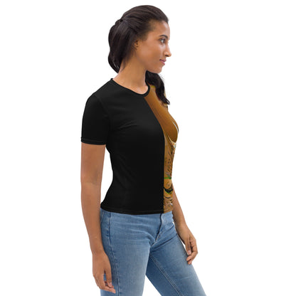 Half Black Half Gāolàng - Womens T-Shirt