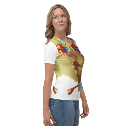 Retro Cool White - Womens T-Shirt
