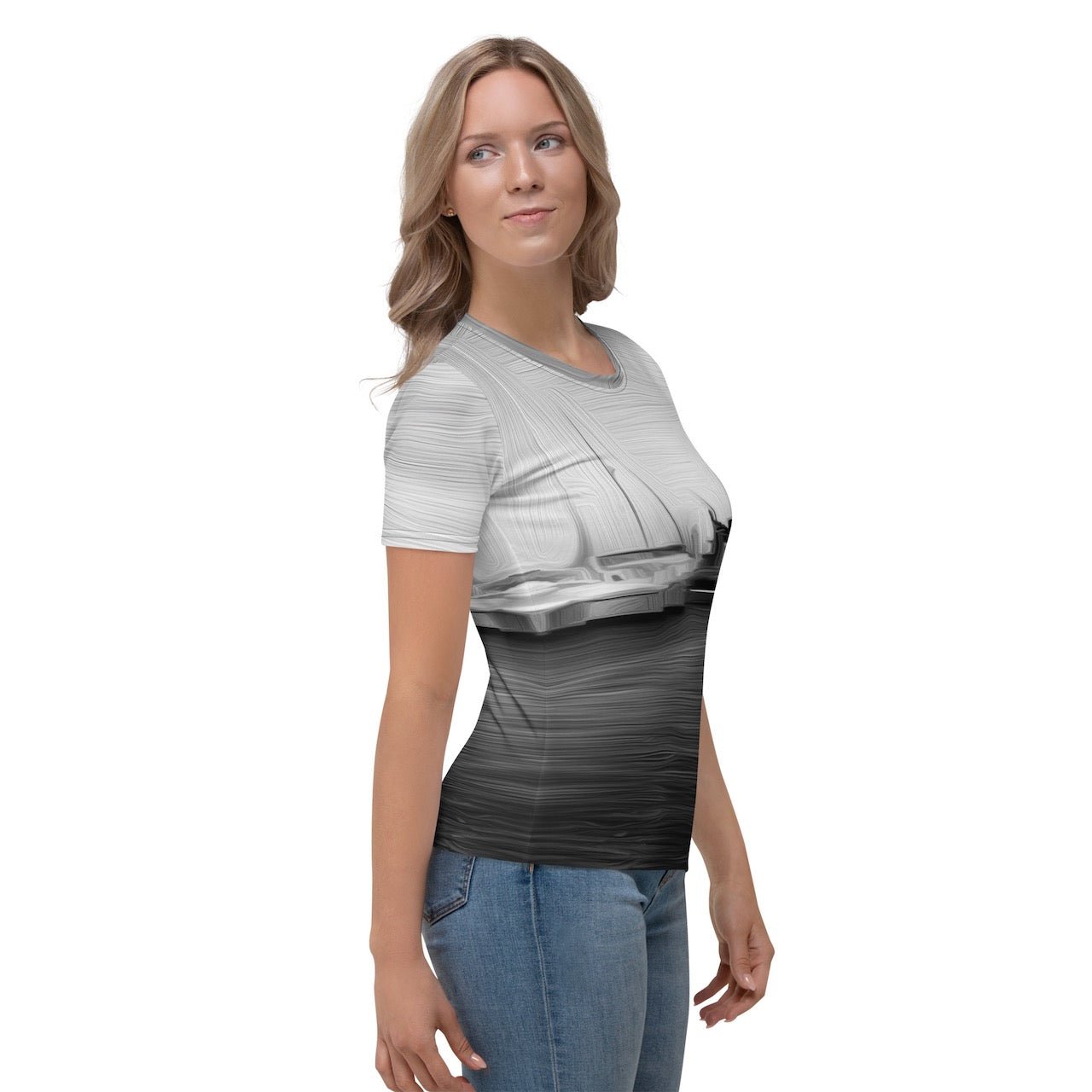 The Sleeping Yachts (at Night) - Womens T-Shirt