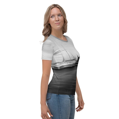The Sleeping Yachts (at Night) - Womens T-Shirt