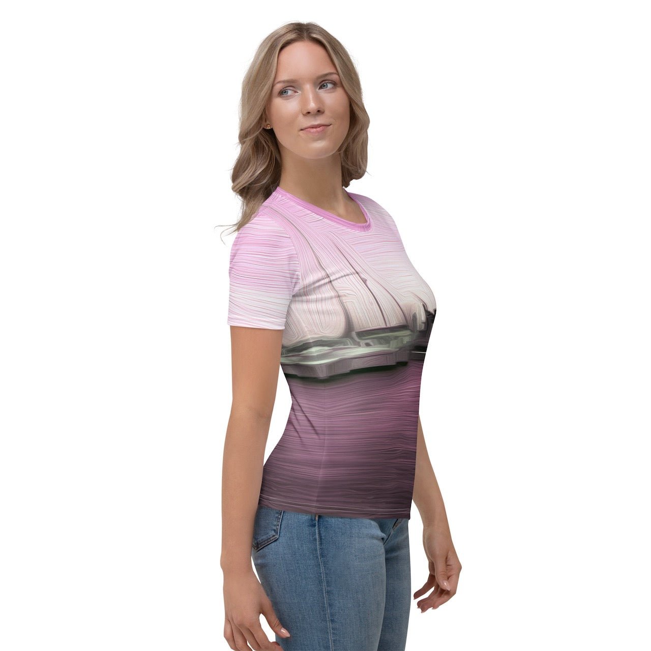 The Sleeping Yachts (at Evening) - Womens T-Shirt