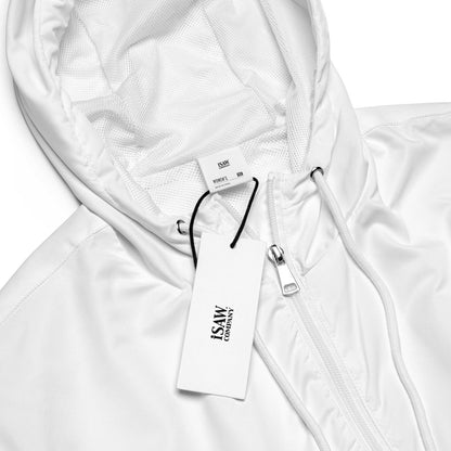 iSAW Womens White Cropped Windbreaker