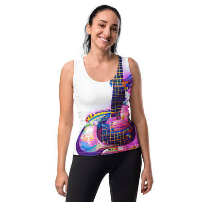 Hippie Guitar - Womens Tank Top