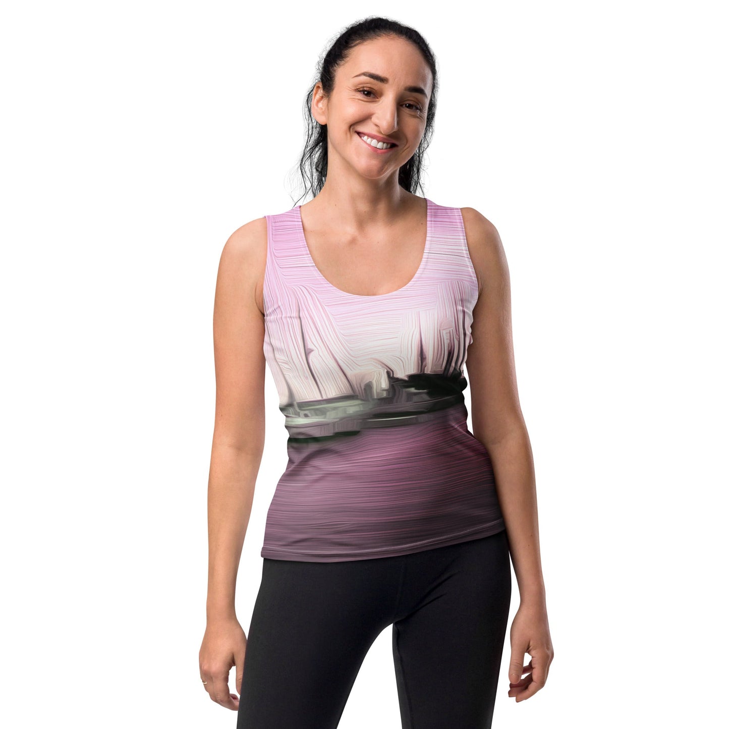 The Sleeping Yachts (at Evening) - Womens Tank Top
