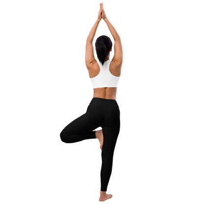 iSAW Womens Black Leggings - Comfort Fit