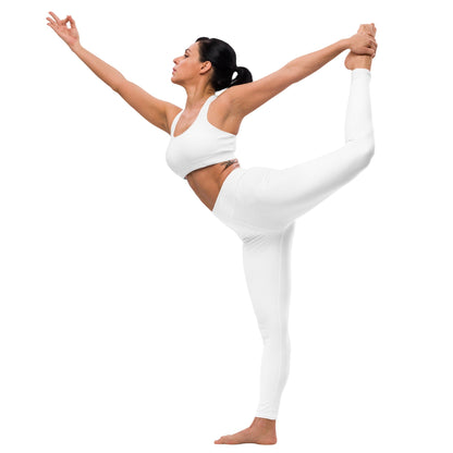 iSAW Womens White Leggings - Comfort Fit