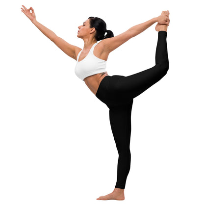 iSAW Womens Black Leggings - Comfort Fit