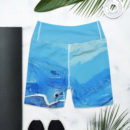 A Drop In The Ocean - Womens Yoga Shorts