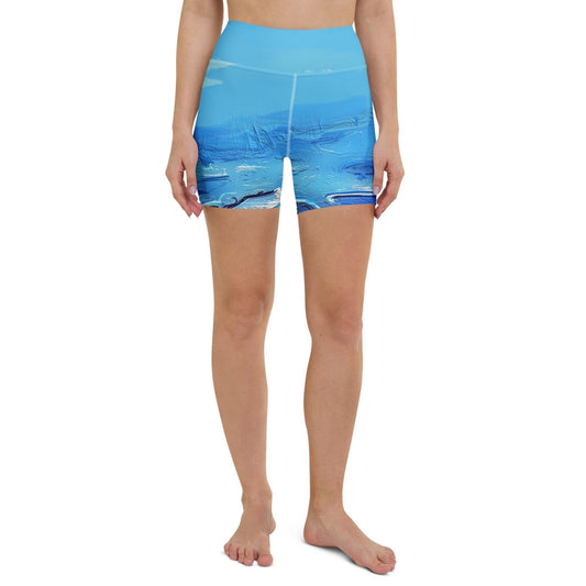 A Drop In The Ocean - Womens Yoga Shorts